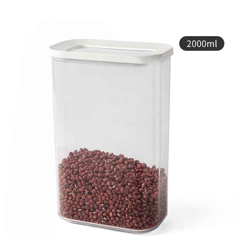 Square Stackable Refrigerator Storage Tank Plastic Household