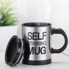 Automatic Stirring Glass Lazy Electric Mug Stainless Steel Electric Rotating Coffee Cup