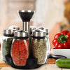 Spice Bottle Lightweight Strong Sealing Durable Rotated Spice Shelf Rack