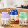 Electric Meshed Garlic Device Wireless Mini Garlic Press Automatic Stirring
