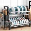 Kitchen Shelf Countertop Dish Drain Rack Small Household Dish Rack Cabinet Dish Storage Rack