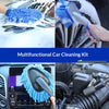 Car Cleaning Brush Electric Drill Brush Head Set